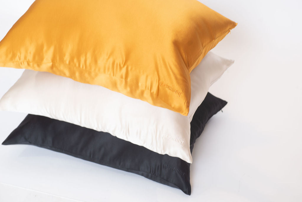 bounced. mulberry silk pillowcase - ONYX